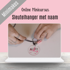 Sleutelhanger met naam losse cursus