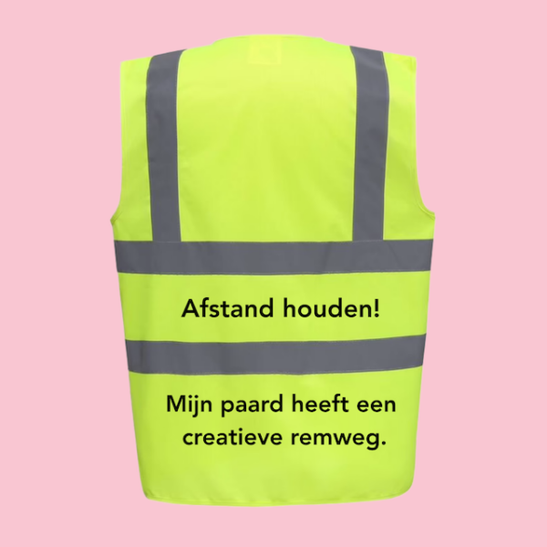 Veiligheidshesje 'Afstand houden'